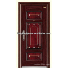 Lujo seguridad acero puerta KKD-520 con buena pintura de China Top 10 marca puertas